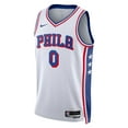 thumbnail image 2 of Unisex Nike Tyrese Maxey White Philadelphia 76ers Swingman Jersey - Association Edition, 2 of 3
