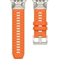 thumbnail image 3 of VeveXiao Luxury Durable Armor Designer Rugged Band for Apple Watch Ultra 2 Band 49mm 45mm 44mm 42mm, Silicone Sport Strap Waterproof Replacement Band for iWatch Series 9 8 7 6 5 4 3 2 1 SE, 3 of 7
