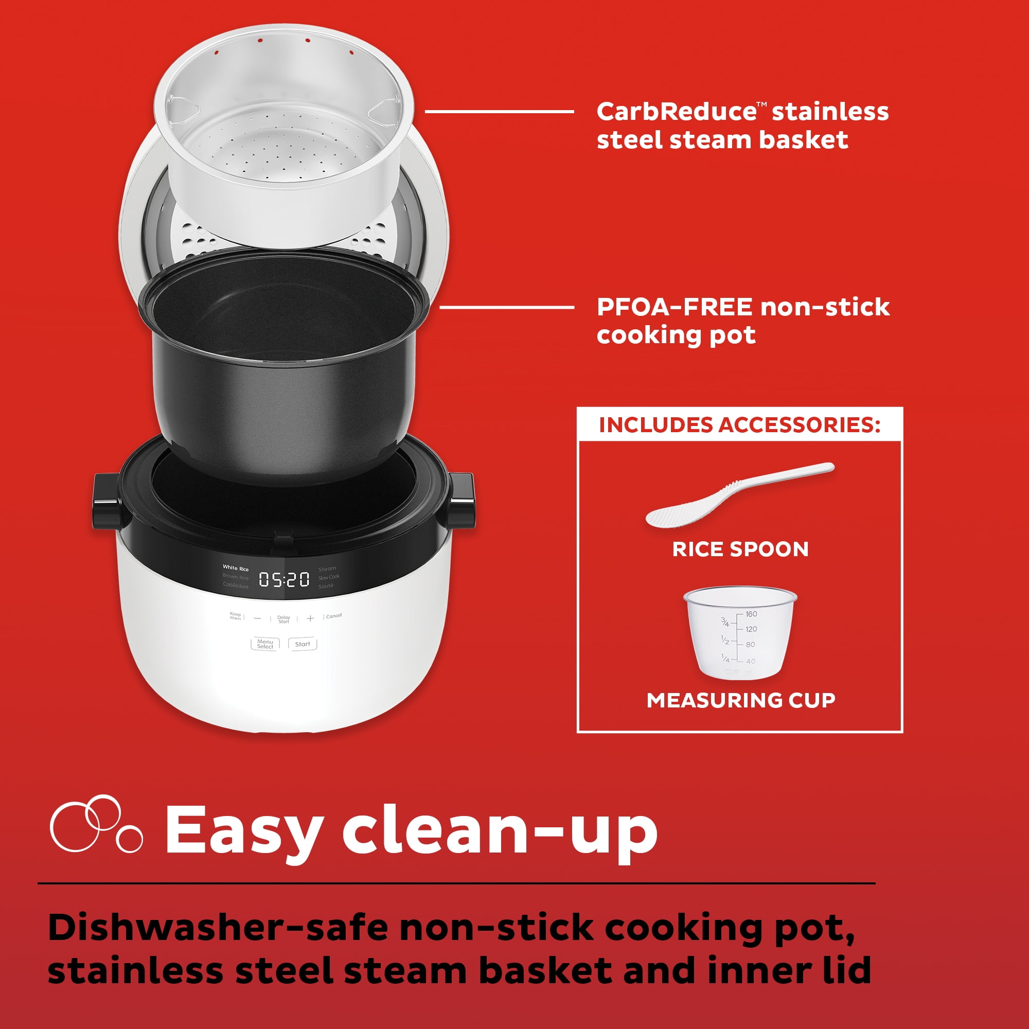 Instant Pot 12 Cup Multi-Grain Rice Cooker & Slow Cooker
