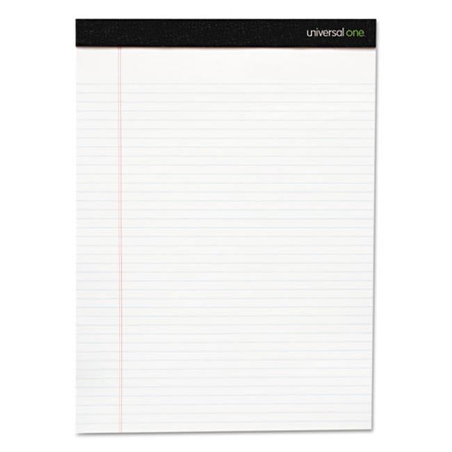 Universal Office Products 30730 Premium Ruled Writing Pad White