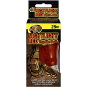 Zoo Med Nightlight Reptile Bulb, 60-watt, Red, 2-Pack