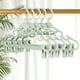 thumbnail image 2 of 5 piezas de perchas para ropa para el hogar con clip para colgar faldas, perchas para colgar ropa, soporte para ropa, 2 of 6