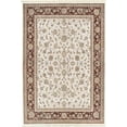 thumbnail image 2 of Alfa Rich 4x6 Area Rugs, Ultra-Thin, Oriental, Red and Cream Rug, Non-Slip, Machine Washable, Easy Clean, Pet Friendly Rug, 2 of 6