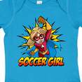 thumbnail image 4 of Inktastic Soccer Girl Superhero Girls Baby Bodysuit, 4 of 5