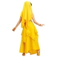 thumbnail image 4 of Wxolcjlv Girls Ethnic Outfits Kids Belly Dance Sequins Camisole Skirts 4Pc Set, Sizes 2-13, 4 of 6