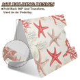 thumbnail image 2 of FORMRS A4 Clipboard Folder with Pen Holder Horizontal Foldable School Office Binder, Brown Starfish, 2 of 9