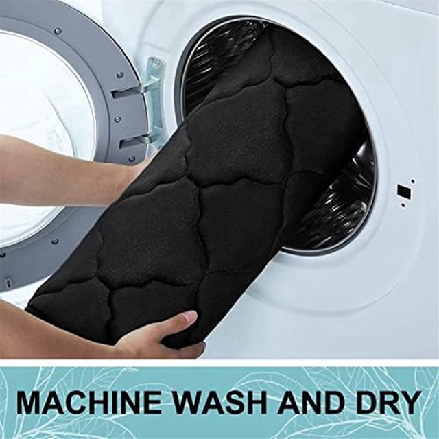 Alfombrilla de Baño de Espuma Viscoelástica PENGJJMXG Ultra Suave Gris Oscuro