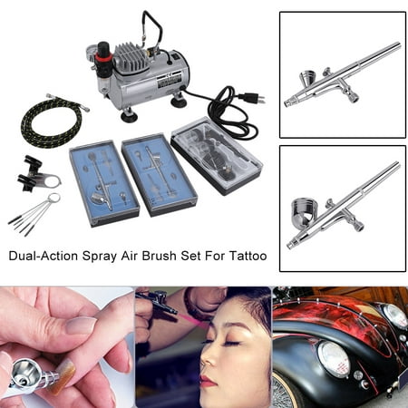 Mini Airbrush Makeup compresseur à double action Air Spray Set Brosse pour le tatouage