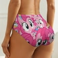 thumbnail image 2 of My Lit-tle Pony Women's Underwear Low Rise Full Coverage Briefs Breathable Underpants Ladies Regular Plus Size Panties, 2 of 6