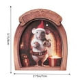 thumbnail image 3 of Linnome Wooden Mouse Hole Fridge Magnet Christmas Refrigerator Sticker Home Wall Ornament, 3 of 6