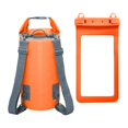 thumbnail image 1 of koolsoo Sac Étanche Étanche Sac à Dos 5 L Sac à Dessus Roulé pour Natation Camping Parc Aquatique Orange, 1 of 9