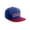 Blue Red Hat White Red Letters, variant on Original Team Coach Snapback Hat Classic Layered Arched Letters Flat Bill Cap (Blue Red Hat White Red Letters)