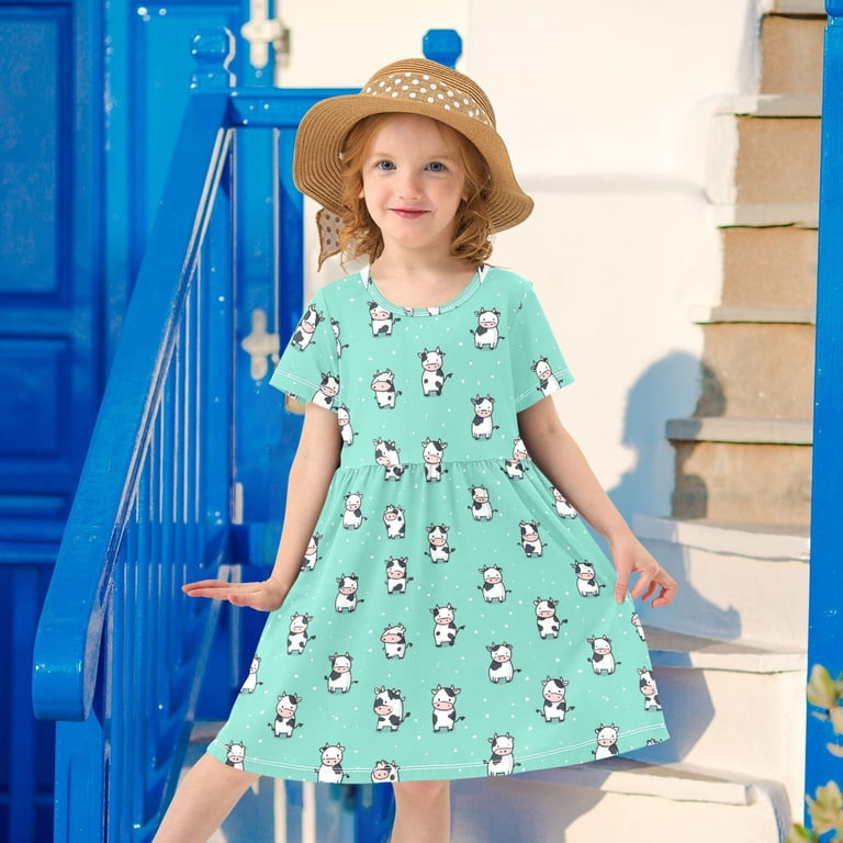 cute cow dress Cute Cow Hawaiian Dress