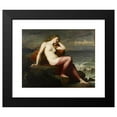 thumbnail image 2 of Henri Lehmann 24x20 Black Modern Framed Museum Art Print Titled - Calypso (1869), 2 of 5