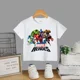 thumbnail image 3 of Camiseta de superhéroe de Marvel para adolescentes, camiseta de algodón informal con estampado de dibujos animados para niños y niñas, camiseta para bebés, ropa cómoda para niños, 3 of 5