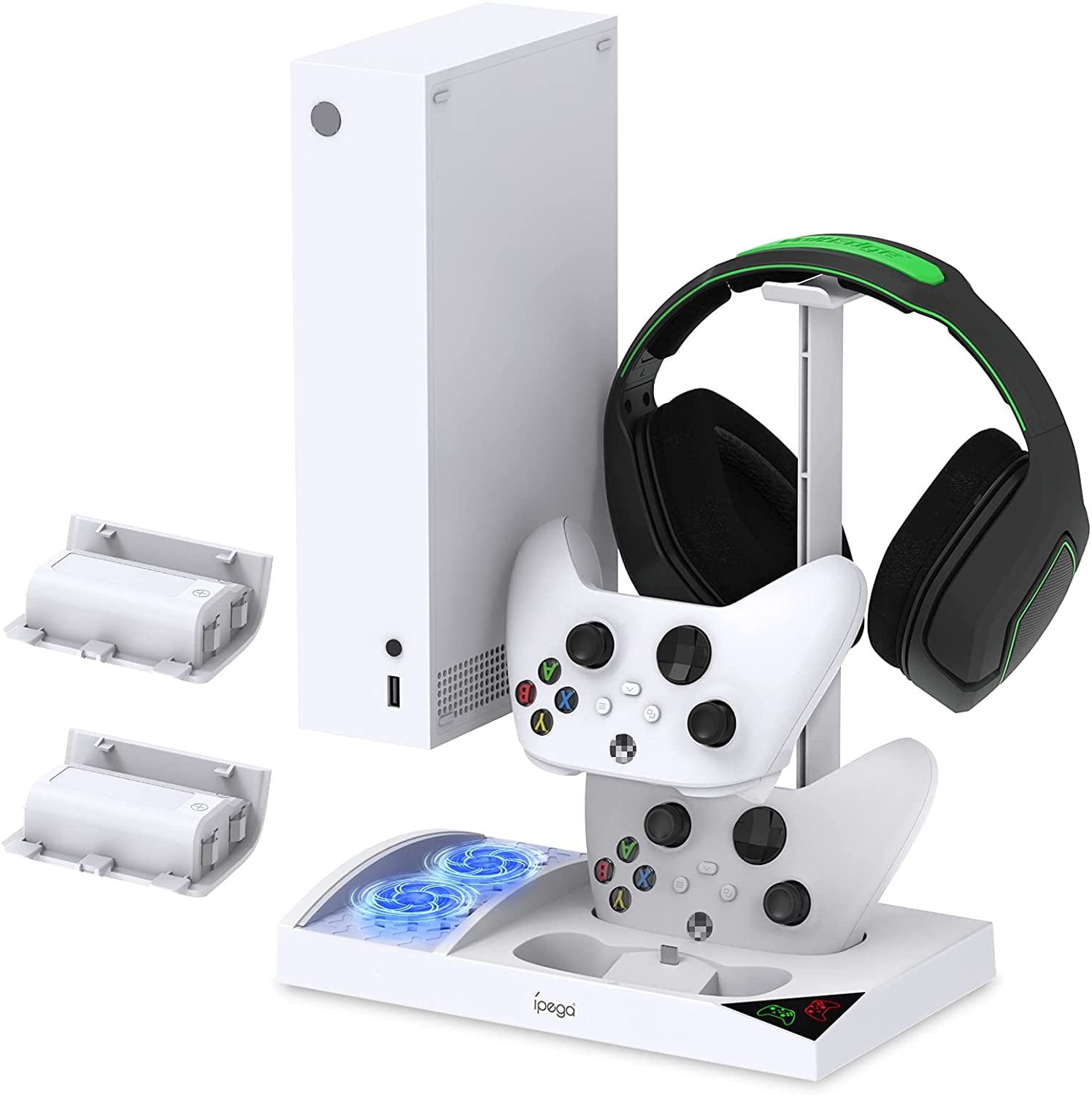 Support Vertical Compatible avec Xbox Series S, Ventilateur de