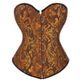 thumbnail image 1 of Grebrafan Women Corset Gothic Party Brocade Bustier Top Turmeric L, 1 of 1