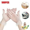 Tangnade Home convenience 100PC Plastic Clear Disposable Gloves Garden Restaurant Home Food Baking Tool