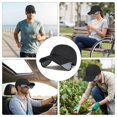 thumbnail image 7 of Hsqqdc Men Women Adjustable Retractable Sun Visor Extra Wide Brim UV Cap Beach Fishing, 7 of 7