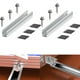 thumbnail image 4 of Solar Panel Racking Rails Fastening Silver Solar Panel Bracket Trapezoidal Rail 200mm Photovoltaic High Quality, 4 of 7