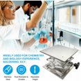 thumbnail image 4 of Stainless Steel Lift Tables Mini Rack Lifting Platform Laboratory Lifting Platform for Chemistry Biology Experiment/Soldering, 4 of 5