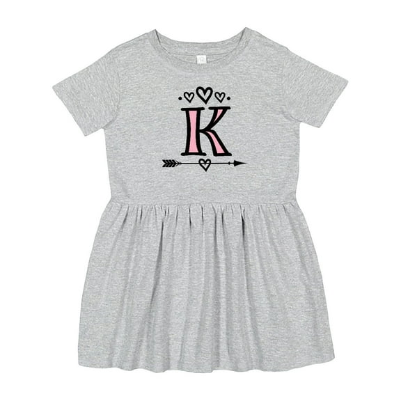 Inktastic Letter K Monogram Tribal Arrow Girls Toddler Dress