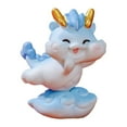 thumbnail image 5 of Hariumiu Dragon Ornament Dragon Shape Mini Ornament for New Year Home Decoration Durable Adorable Resin Dragon Figurine Mini Dragon Figurine, 5 of 7