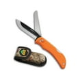 thumbnail image 3 of Outdoor Edge Razor Pro S Pocket Knife 3.5" Drop Point Japanese Steel Stainless Blade TPR Overmold Handle Orange, 3 of 3