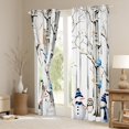 thumbnail image 3 of Castle Fairy Snowman Owl Curtains Pack of 2 (42x84 Each) for Kids,Tree Branches Curtains Blackout,Festival Xmas Bedroom Curtains,Super Cozy Room Decor, 3 of 6