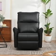 thumbnail image 6 of Oufan Power Rocking Recliner Chair, 270° Swivel Recliner Chairs, Modern Small Rocking Swivel Recliner Chair for Bedroom,Living Room Chair Home Theater Seat,Side Pocket, Black, 6 of 10