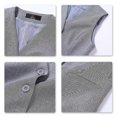 thumbnail image 5 of Chaleco formal con cuello en V de negocios para mujer Chaleco de color sólido para mujer de oficina, 5 of 5