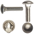 thumbnail image 6 of 3/8-16 x 2-1/4" Carriage Bolts, Round Head, Square Neck, Stainless Steel 18-8, Full Thread, Plain Finish, Flat Point, Quantity 10 By Fastenere, 6 of 6