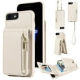 thumbnail image 3 of Stylish & Secure Wallet Case for iPhone 14/13/12/11 Pro Max/XR/XS Max/SE 2020 - RFID Credit Cards Holder, Zipper Leather Case With Wrist Strap & Handbag Case, 3 of 5