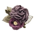 thumbnail image 3 of Broche de mantón Sunnimix Broche de Solapa Ramillete de Honor Boutonniere do Brown, 3 of 8