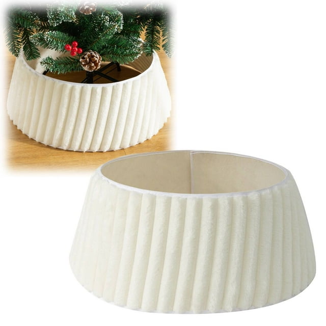 Christmas Decorations Outdoor Event & Party Christmas Tree Collar 23.6 Inch Plush Christmas Tree Ring Base Stand Cover For Artificial Trees Xmas Trees Decoration Party Balloon