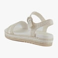 thumbnail image 3 of Naturalizer Neila2 Women's Sandals Eggshell Beige Raffia Size 10 M, 3 of 8