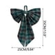 thumbnail image 2 of Adorno Navideño de Lazo Extragrande con Rayas a Cuadros, 40 Cm, con Cinta de Poliéster con Alambre | Guirnalda Extragrande para Árbol de Navidad | Decoración Reutilizable para Interiores y Exteriores, 2 of 6