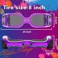 thumbnail image 3 of Hoverstar ul2272 Hoverboard All-Terrain LED Flash Wide All Terrian Wheel with Bluetooth Speaker, 3 of 8