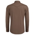 thumbnail image 6 of COOFANDY Men's Western Cowboy Shirts Long Sleeve Cotton Casual Button Down Work Shirt with Pockets, 6 of 6