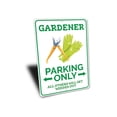 thumbnail image 3 of Gardener Parking Novelty Decor, Metal Wall Sign - 10x14 Inches, 3 of 4
