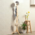 thumbnail image 2 of Clothes Rack,Wooden Tree Shape Clothes Floor Standing Rack Clothes Hanger Finest Materials, 2 of 8