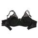 thumbnail image 2 of Jumpingount Sujetador de bolsillo con forma de pecho de silicona, sexy y encantador, de algodón, para mastectomía Ropa interior Negro 38/85D, 2 of 6