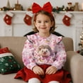 thumbnail image 3 of Garronmavis Hedgehog Kids Pullover Clothes Fashion Cherry Blossom Casual Long Sleeve Fall Winter Tops 8T Casual Clothes for Girls Warm Kids Sweatshirts Pullover for Outdoor Activities, 3 of 7