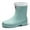 Green, variant on Women's Rain Shoes Winter Lined Rain Boots With Reinforced Edging And Soles Mid Calf Rubber Boots For Daily Use