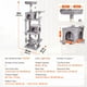 thumbnail image 4 of Cat Tree VEVOR de 63 pulgadas con 2 condominios para gatos, rascador, 4 of 9