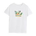 thumbnail image 3 of Camiseta para mujer, moda de verano, ropa de calle, camiseta básica suave para playa, oficina, mujer, 3 of 7