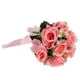 thumbnail image 5 of Ramo de novia artificial de seda con rosas artificiales para novia con flores rosas, 5 of 14