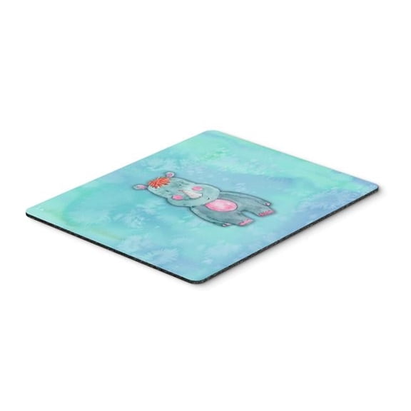 Rhinoceros Watercolor Mouse Pad, Hot Pad or Trivet