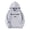 Light Gray, variant on Boys Hoodies Solid Color No Drawstring Pocket Pullover Hoodie Top Fall Casual Sweatshirts for Boys Size 18-24M