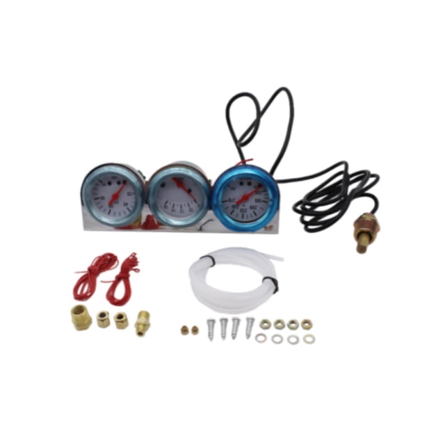 Accesorios Automotrices De Calibre Triple Para Automóvil Indicador De Temperatura Del Agua De 2'' Fácil De Instalar